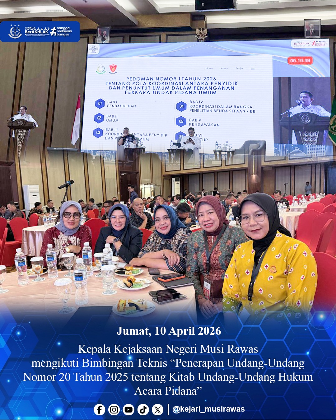 Bimbingan Teknis Penerapan Undang-Undang Nomor 20 Tahun 2025 tentang Kitab Undang-Undang Hukum Acara Pidana