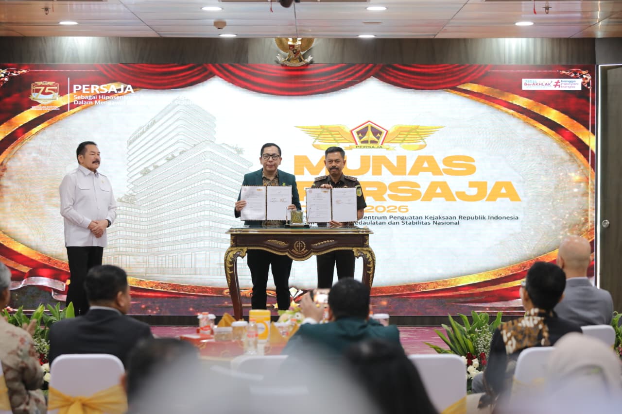 Munas PERSAJA 2026 Meneguhkan Integritas Jaksa  sebagai Pengawal Kedaulatan Hukum  dan Stabilitas Nasional