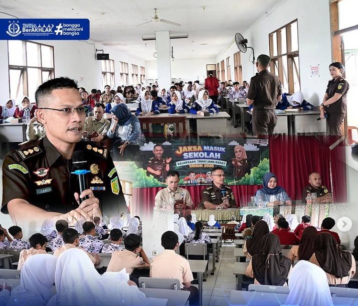 Tingkatkan Kesadaran Hukum Kejati Jabar Gelar Jaksa Masuk Sekolah di SMPN 1 Padalarang