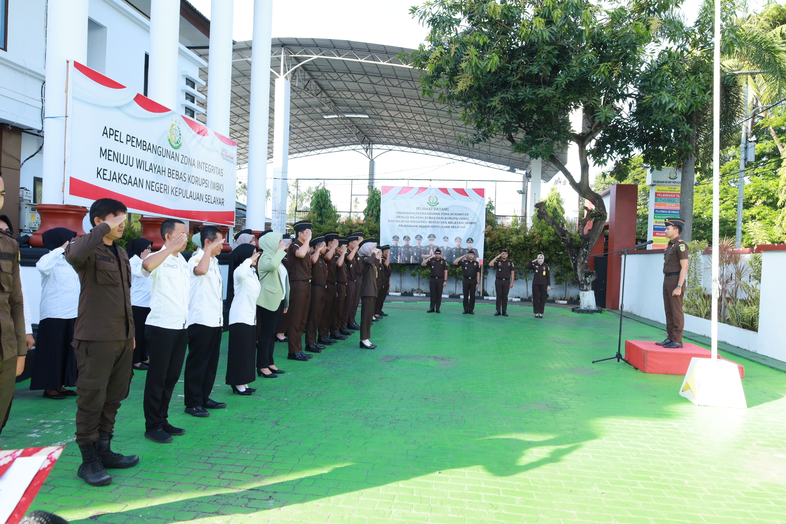 Apel Pagi Kejaksaan Negeri Kepulauan Selayar