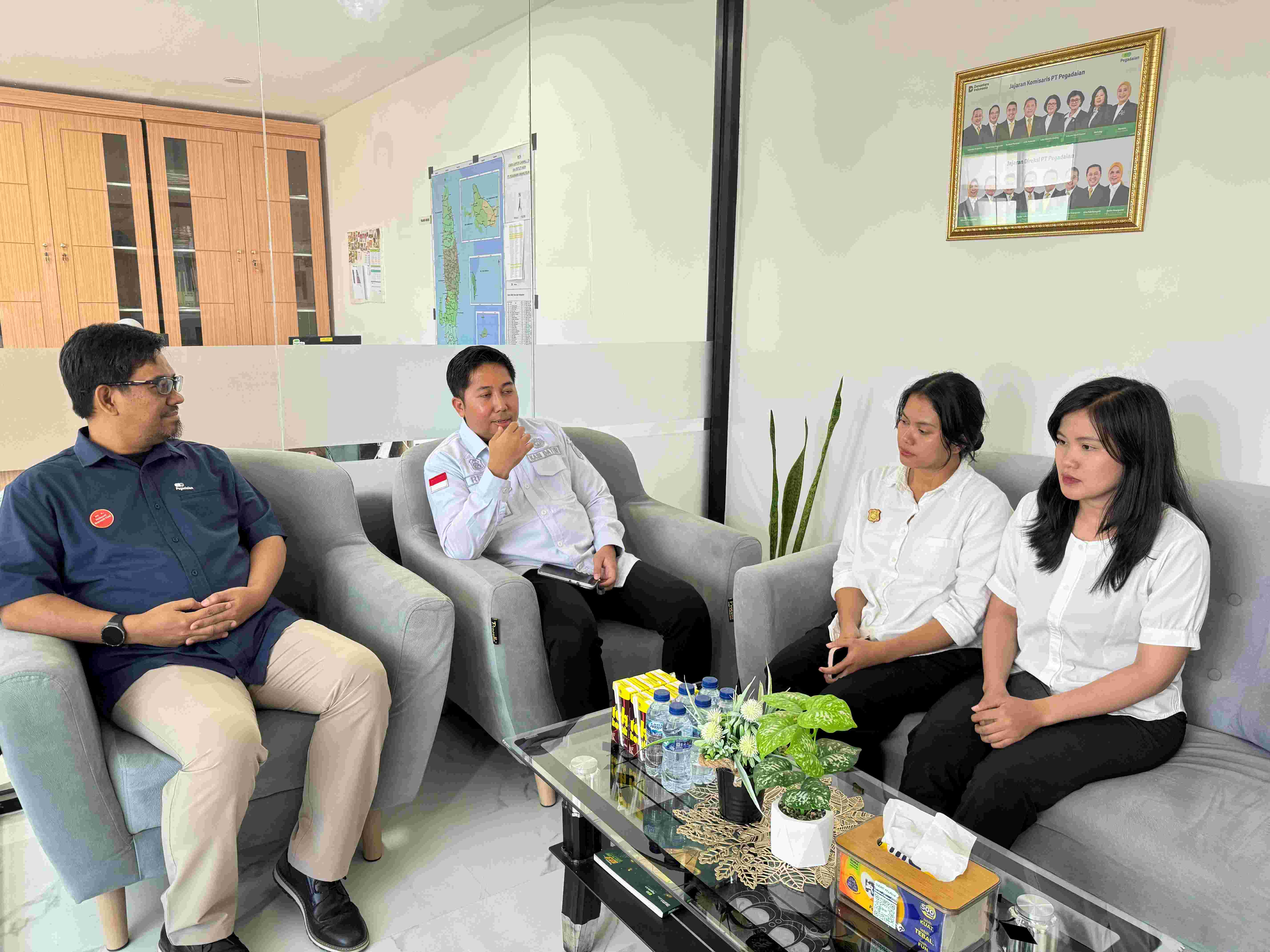 Koordinasi terkait Kerjasama antara Kejaksaan Negeri Kepulauan Selayar melalui Bidang Datun dengan PT Pegadaian Cabang Selayar