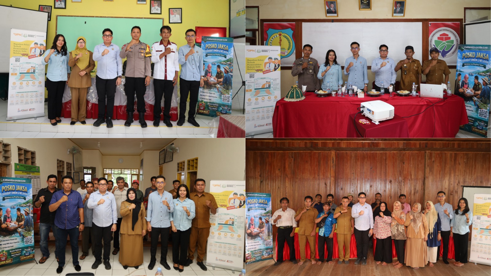 Bidang Perdata dan TUN Kejari Kepulauan Selayar Menggelar Giat Pendampingan Hukum dan Launching Posko Jaksa Sahabat UMKM dan Nelayan