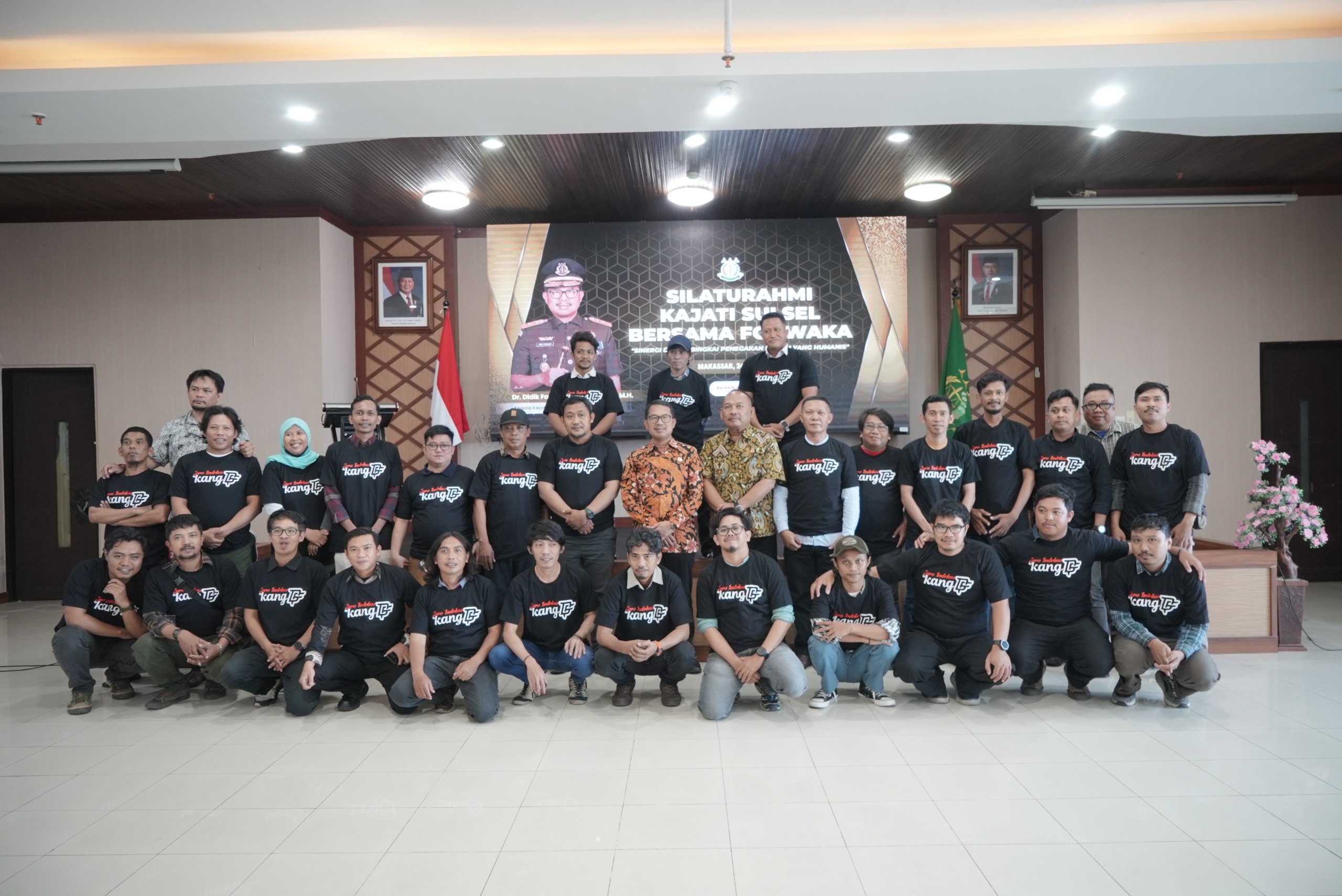 Jaga Sinergitas dan Transparansi Kajati Sulsel Didik Farkhan Pamit Kepada Awak Media