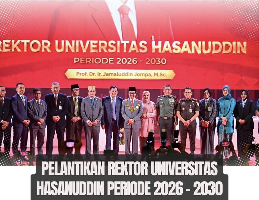 Mewakili Jaksa Agung Kajati Sulsel Didik Farkhan Hadiri Pelantikan Rektor Unhas Periode 2026-2030 Prof Jamaluddin Jompa