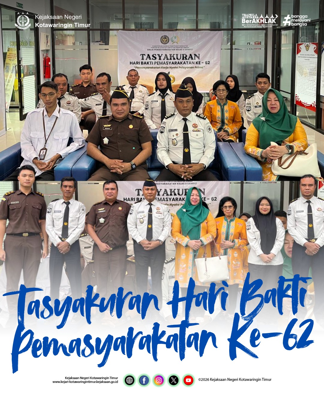 TASYAKURAN HARI BAKTI PEMASYARAKATAN KE-62 TAHUN 2026
