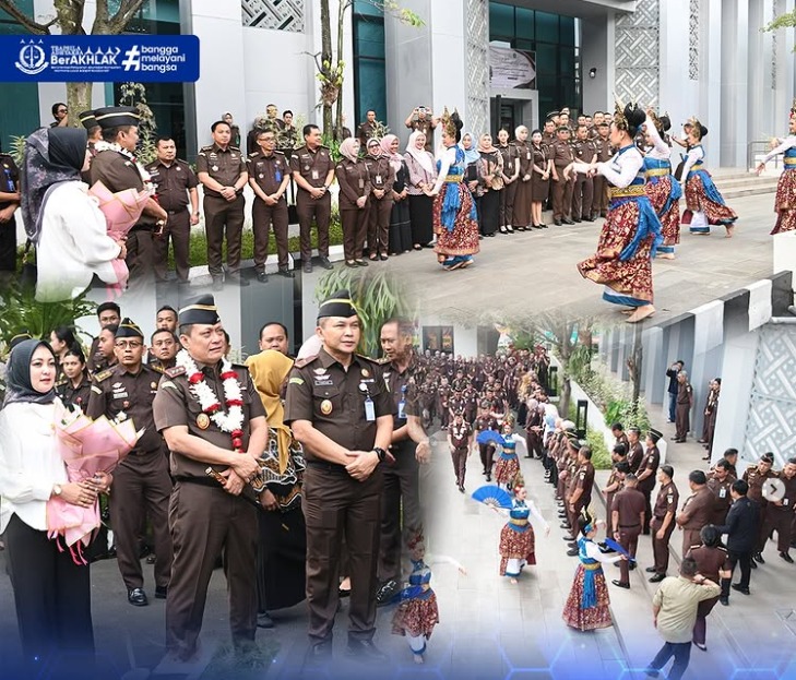 Penyambutan Kepala Kejaksaan Tinggi Jawa Barat di Kejati Jabar Awali Era Kepemimpinan yang Adaptif dan Responsif