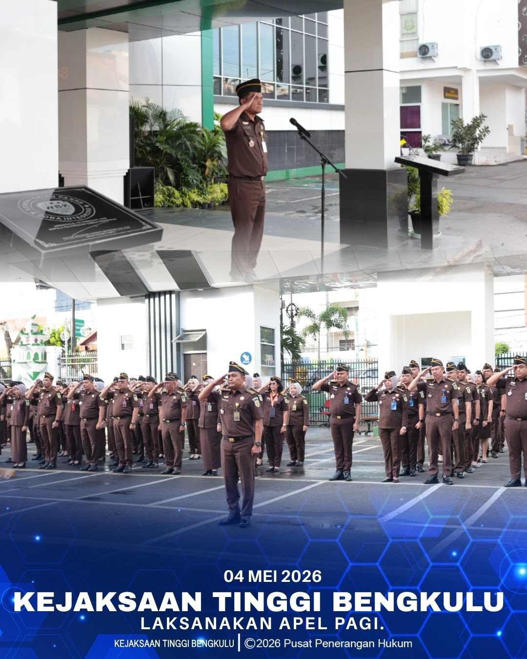 Kejaksaan Tinggi Bengkulu Laksanakan Apel Pagi