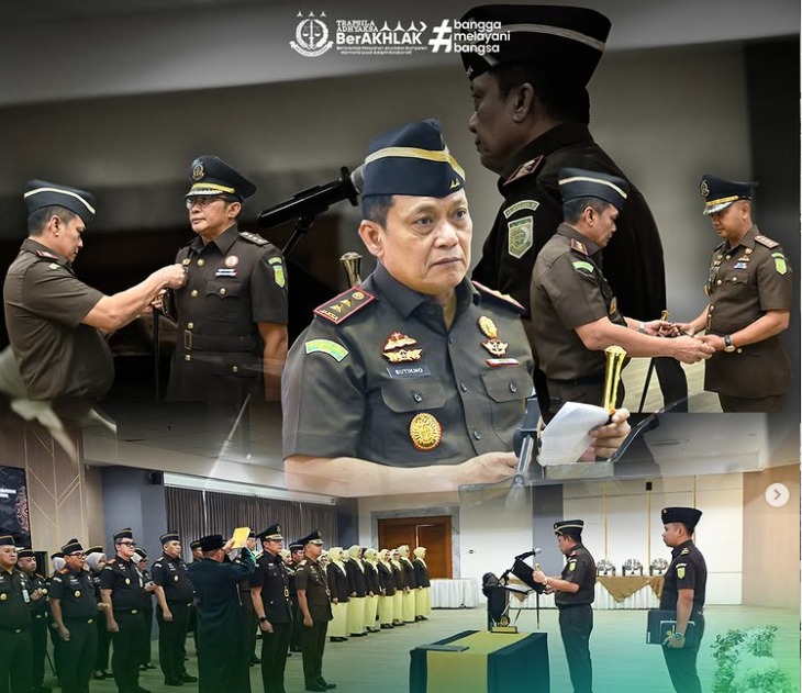Kajati Jabar Lantik Asisten Intelijen dan Kepala Kejaksaan Negeri Kota Cirebon Tegaskan Profesionalisme dan Integritas