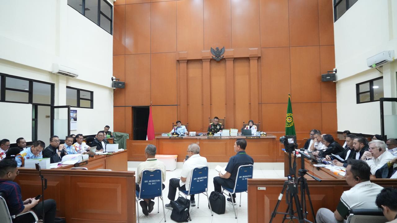 Sidang Lanjutan Perkara Pengadaan Satelit 1230 BT Kemenhan Melibatkan PT Navayo International AG