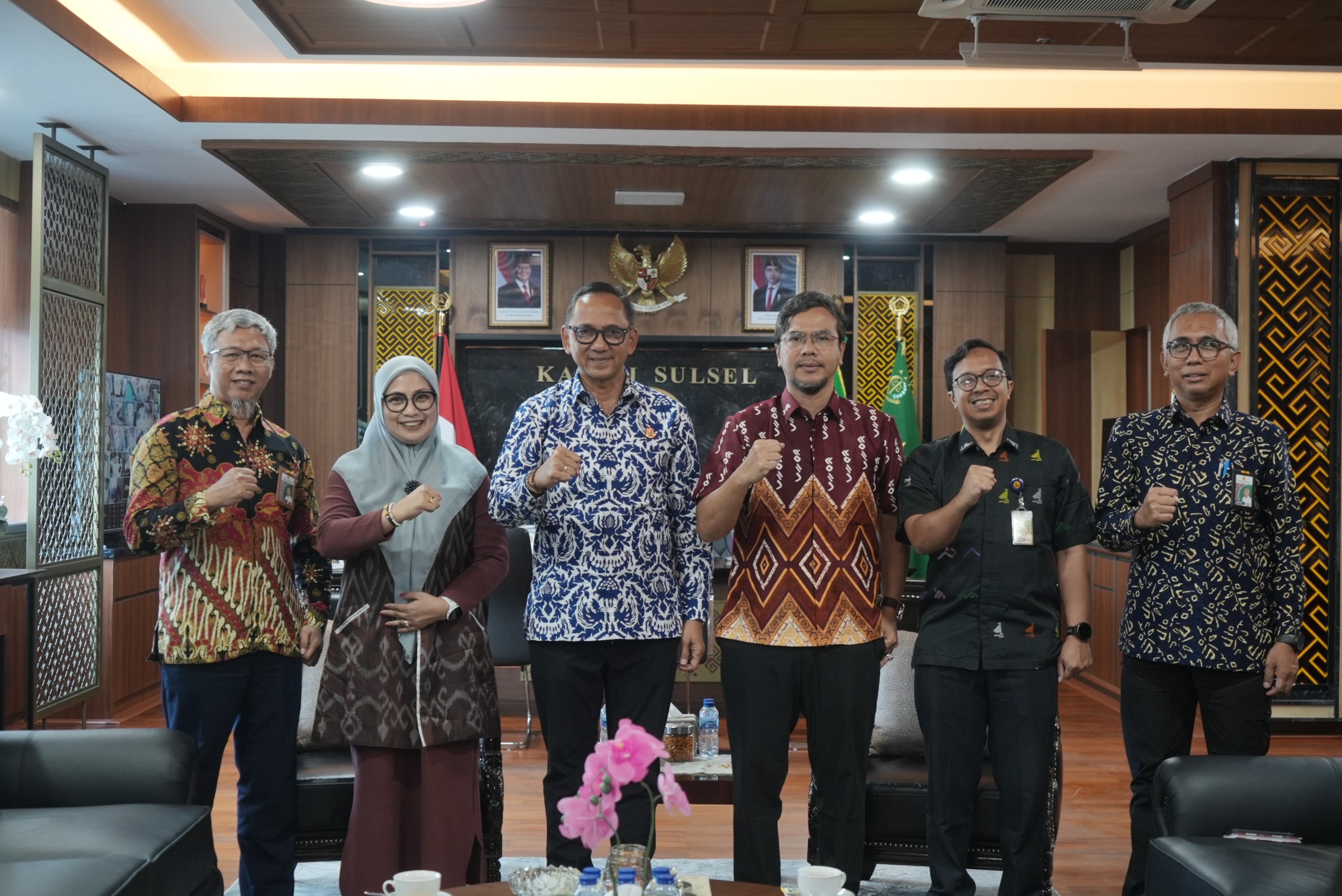Perkuat Sinergi dan Pengawalan Proyek Strategis Kajati Sulsel Sila Pulungan Terima Audiensi Jajaran Kepala Balai Kementerian PU