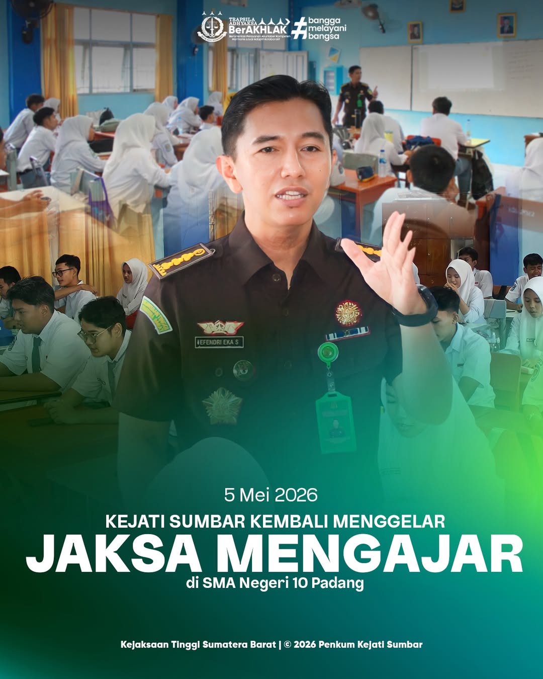Jaksa Mengajar SMA N 10 Padang