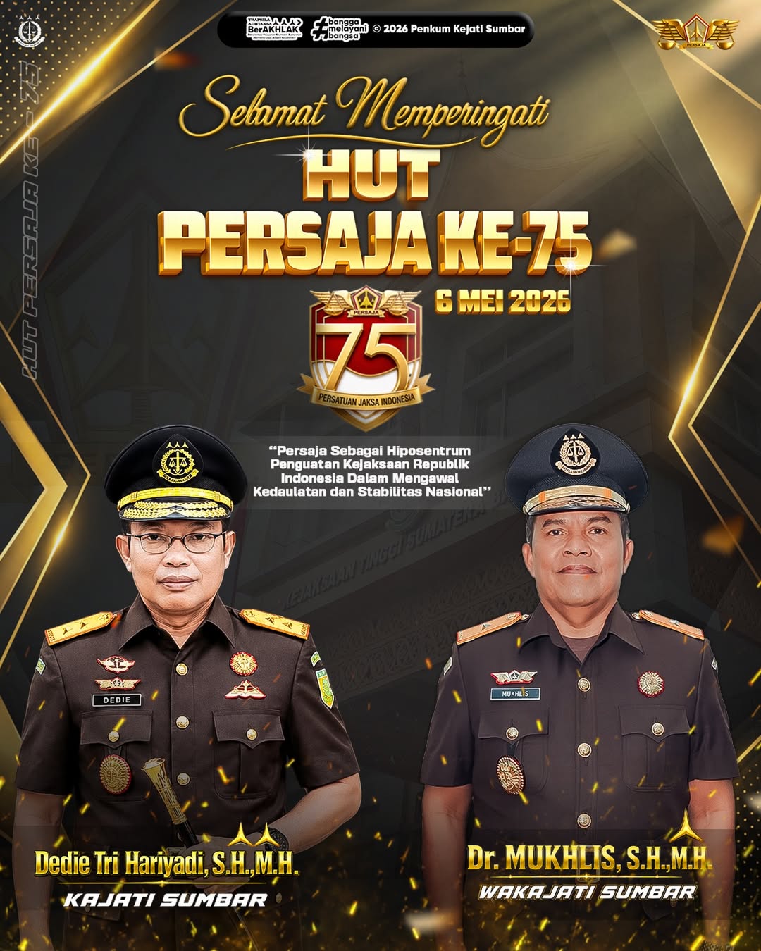 HUT Persaja Ke - 75