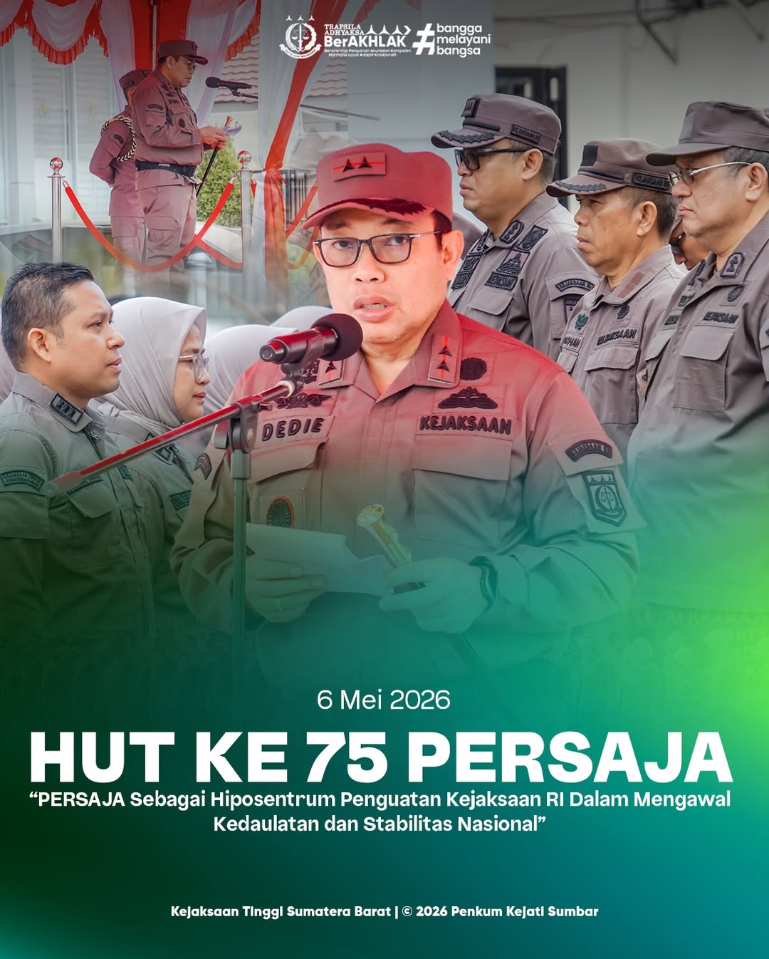 Upacara HUT Persaja Ke - 75