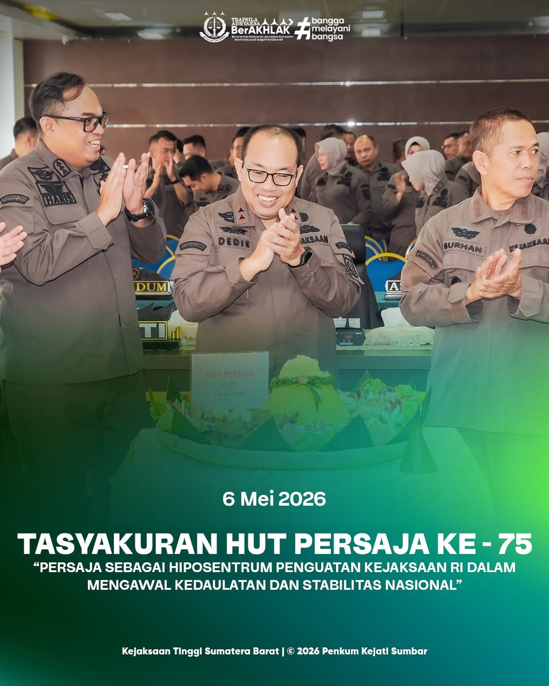 Tasyakuran HUT Persaja Ke - 75
