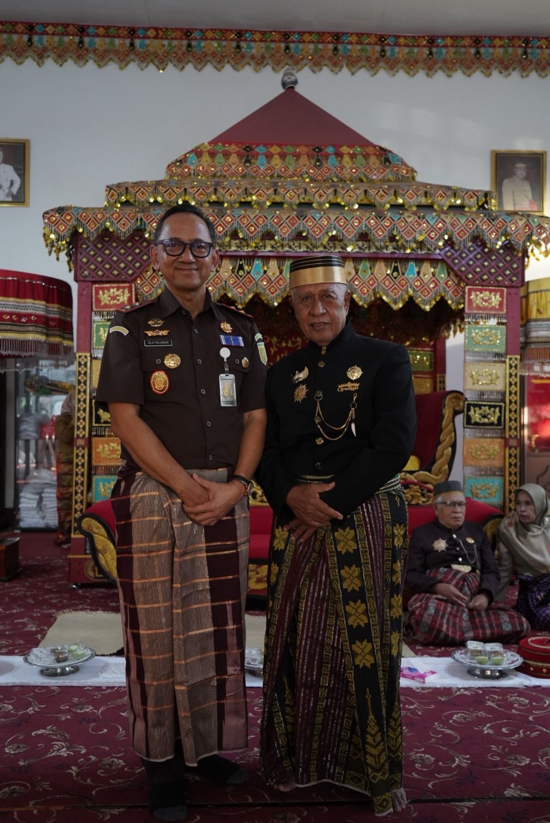 Pererat Sinergi Hukum dan Nilai Adat Kajati Sulsel Sila Pulungan  Disambut Penuh Kehormatan di Kedatuan Luwu