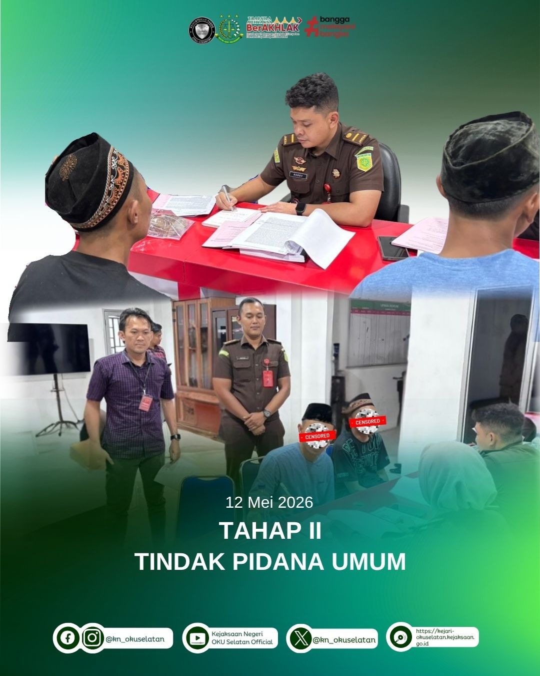 Pelaksanaan Tahap II Tindak Pidana Umum pada Kejari OKU Selatan
