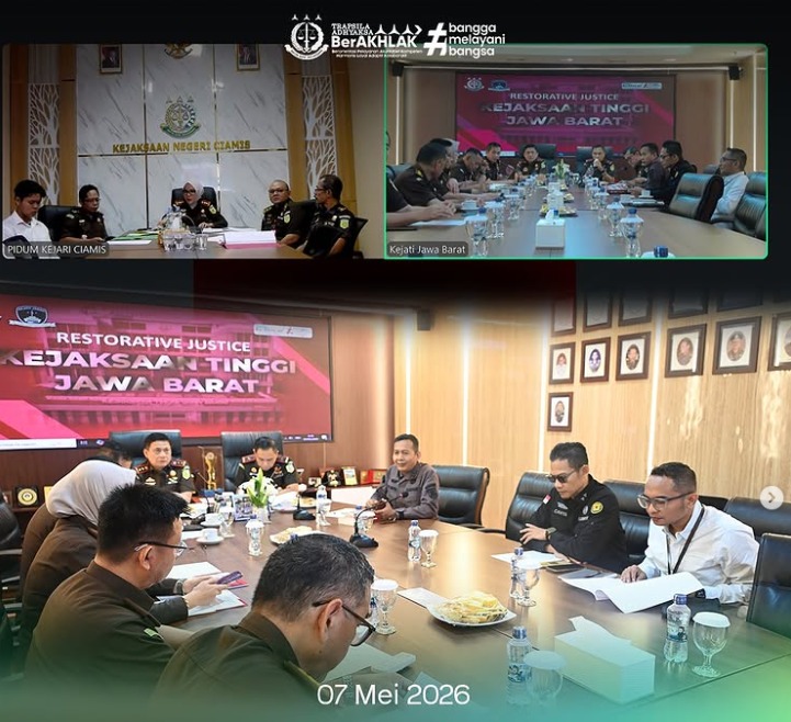 Perkuat Penegakan Hukum yang Berkeadilan dan Humanis Kajati Jabar Menyetujui Penghentian Penuntutan Berdasarkan Restorative Justice dalam Perkara Pencurian Atas Nama Tersangka P