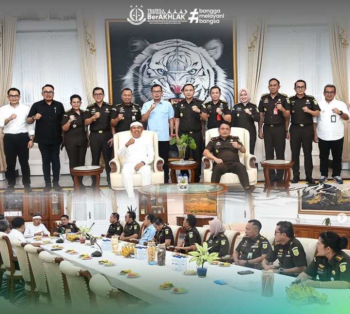 Kajati Jabar Jalin Sinergitas dan Soliditas melalui Kunjungan Silaturahmi ke Forkopimda Provinsi Jawa Barat
