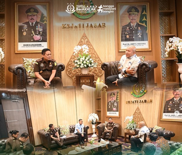 Pererat Kolaborasi Strategis Kajati Jabar Sambut Kunjungan Silaturahmi PLN