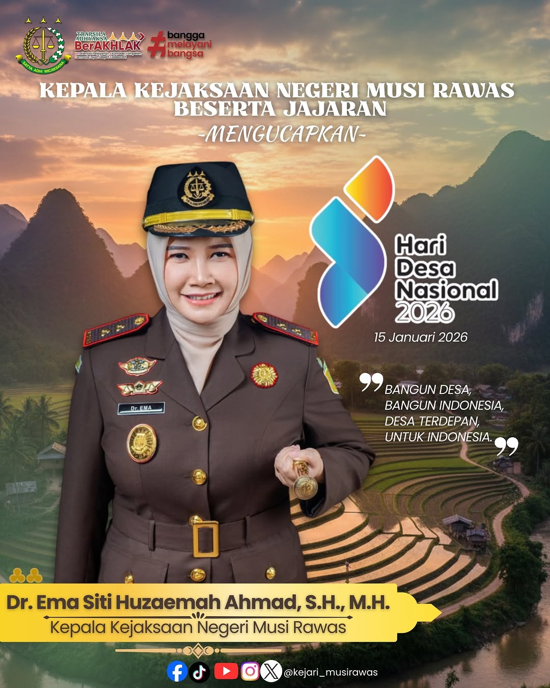 Selamat Hari Desa Nasional 2026 Desa Terdepan untuk Indonesia