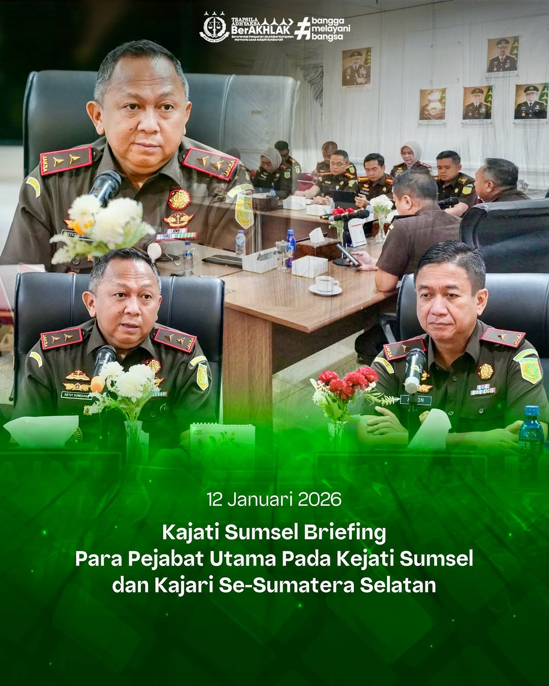 Pimpin Briefing Se-Sumsel Kajati Dr Ketut Sumedana Tekankan Integritas dan Penyelarasan Visi Jajaran