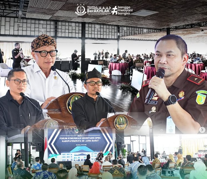 Wakajati Jabar Menjadi Narasumber pada Rapat Koordinasi Forum Sekretaris DPRD KabupatenKota se-Jawa Barat