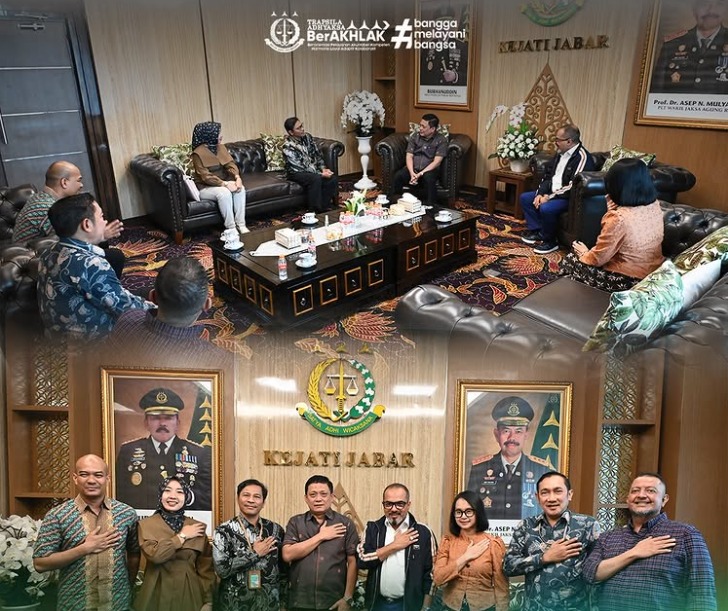 Bangun Sinergitas Lintas Sektor Kajati Jabar Menerima Kunjungan Silaturahmi RS Cicendo RS Rotinsulu RS Hasan Sadikin dan RS Gunawan