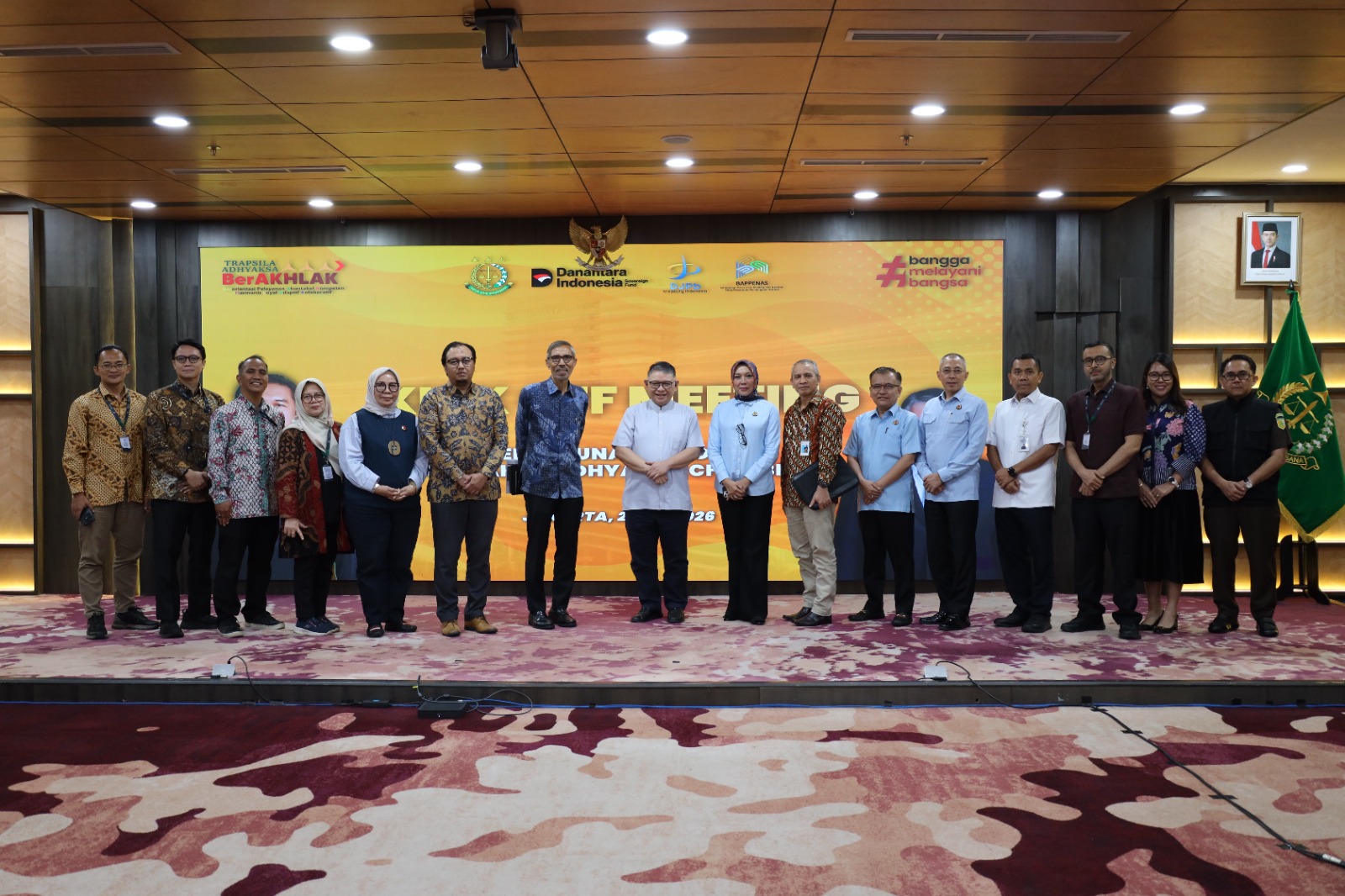 Kick Off Meeting Adhyaksa Chambers Transformasi Menuju Pusat Mediasi Negara yang Modern dan Dukung Iklim Investasi