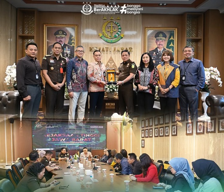 Kajati Jabar Sambut Kunjungan Silaturahmi Regional CEO Bank Mandiri Region VI di Kejati Jabar