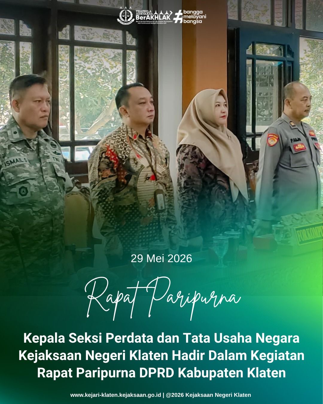 Rapat Paripurna DPRD Kabupaten Klaten