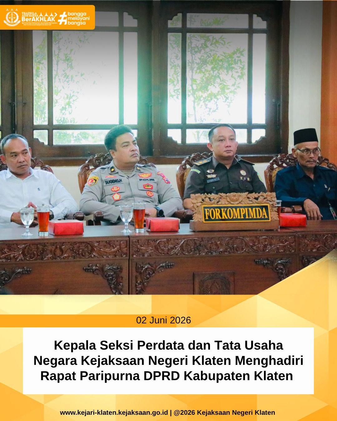 Rapat Paripurna DPRD Kabupaten Klaten