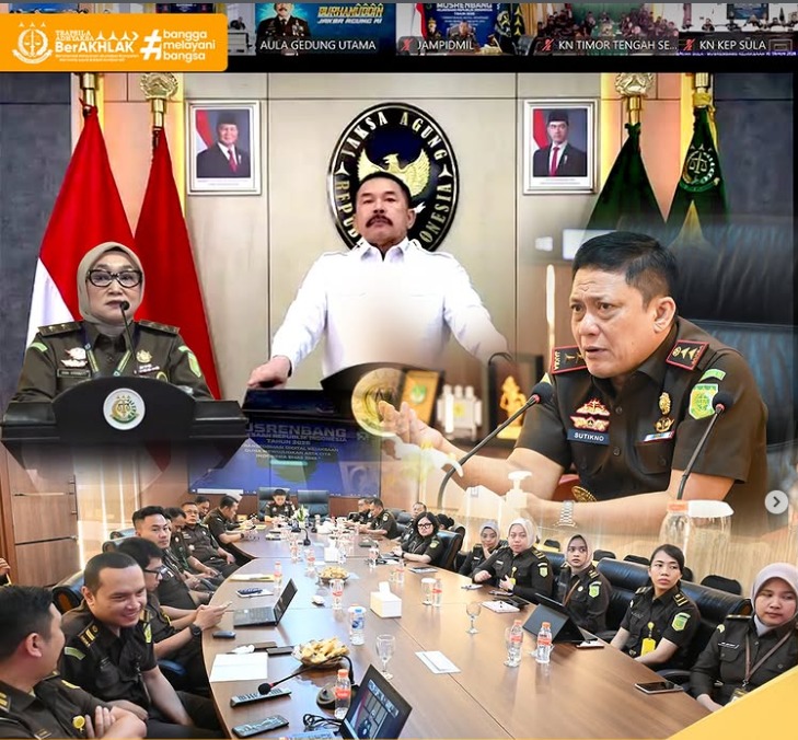 Kajati Jabar Beserta Jajaran Mengikuti Musrenbang Kejaksaan RI Tahun 2026 Secara Virtual sebagai Wujud Komitmen Terhadap Kejaksaan Yang Profesional Berintegritas dan Humanis