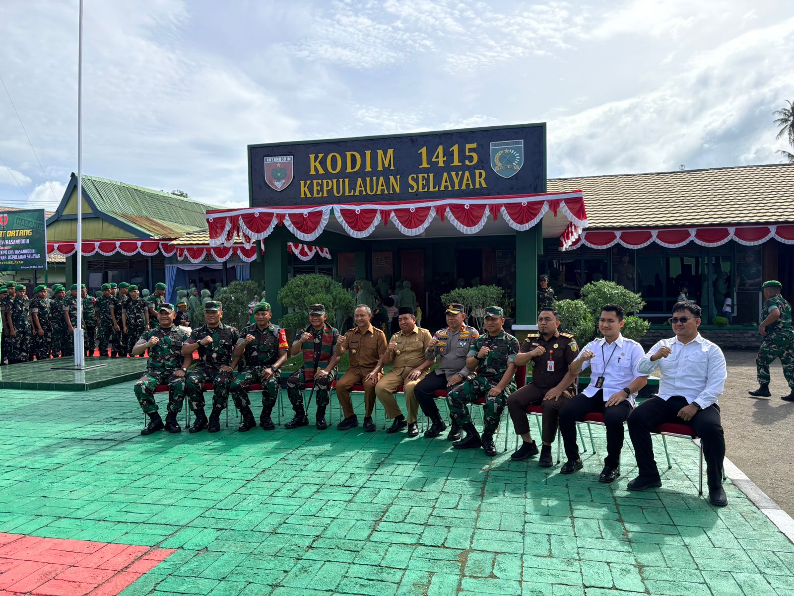 Kunjungan Pangdam XIV Hasanuddin di Kabupaten Kepulauan Selayar