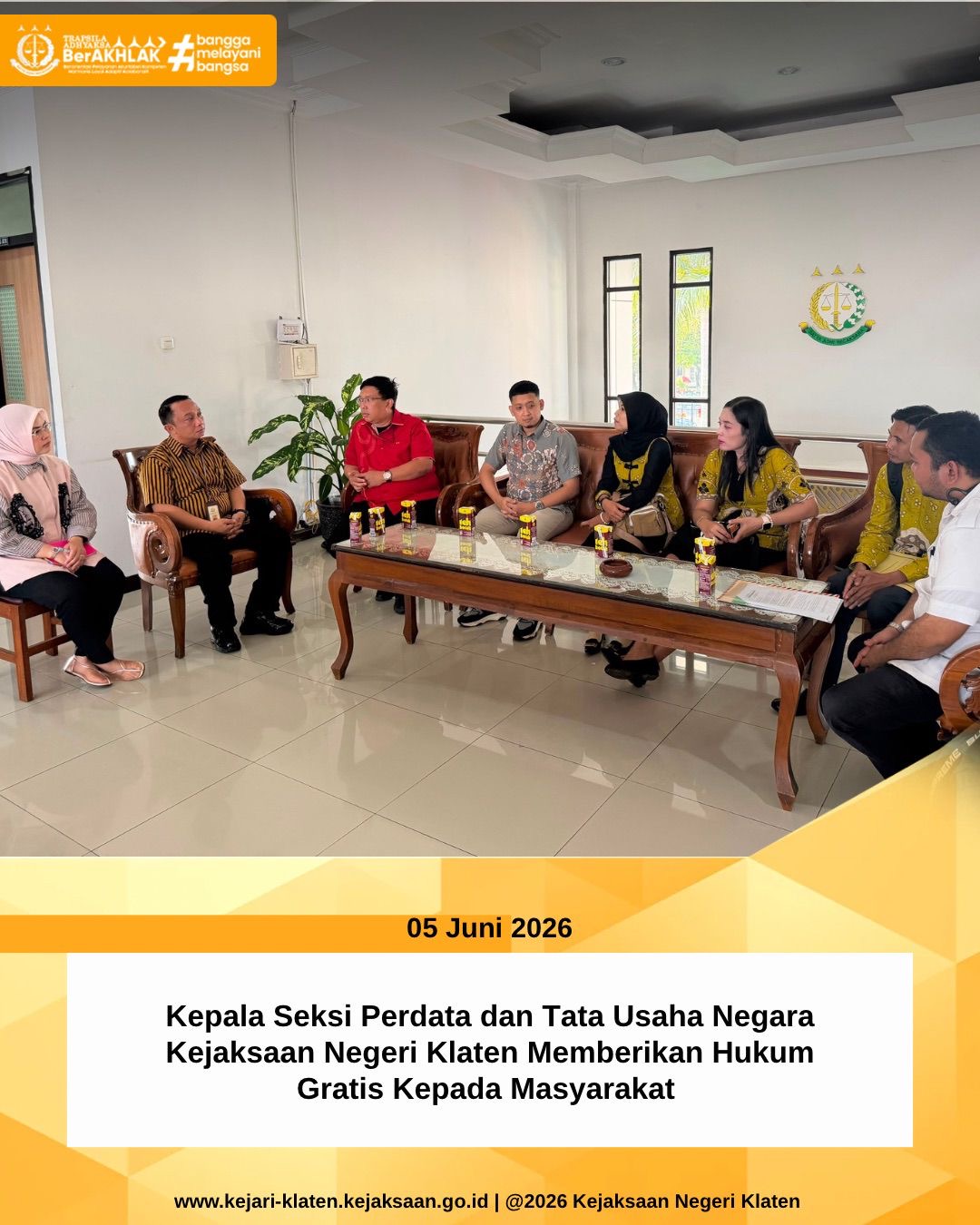 Pelayanan Hukum Gratis Kepada Masyarakat