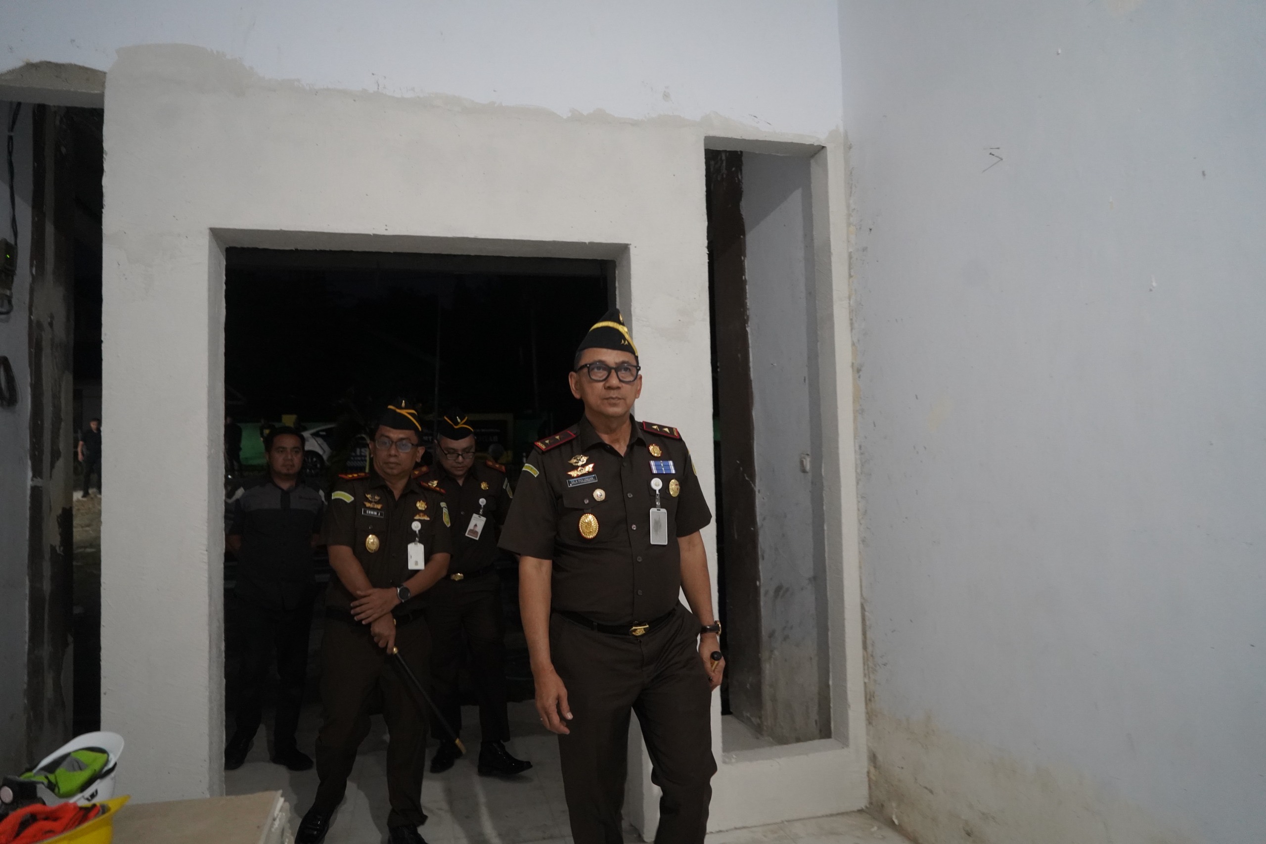 Kajati Sulsel Sila Pulungan Tinjau Progres Pembangunan Kantor Cabjari Kajang