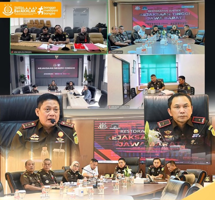 Kajati Jabar Setujui Tiga Permohonan Restorative Justice sebagai Bentuk Penegakan Hukum yang Berkeadilan dan Humanis