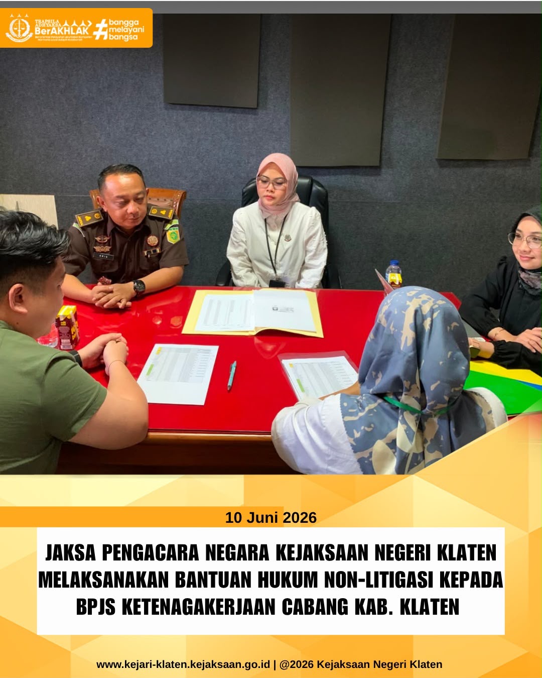 Bantuan Hukum  Non-Litigasi Terhadap Permasalahan Kepatuhan Pemberi Kerja dalam Hal Kewajiban Pembayaran Jaminan Sosial Ketenagakerjaan di Wilayah Kabupaten Klaten