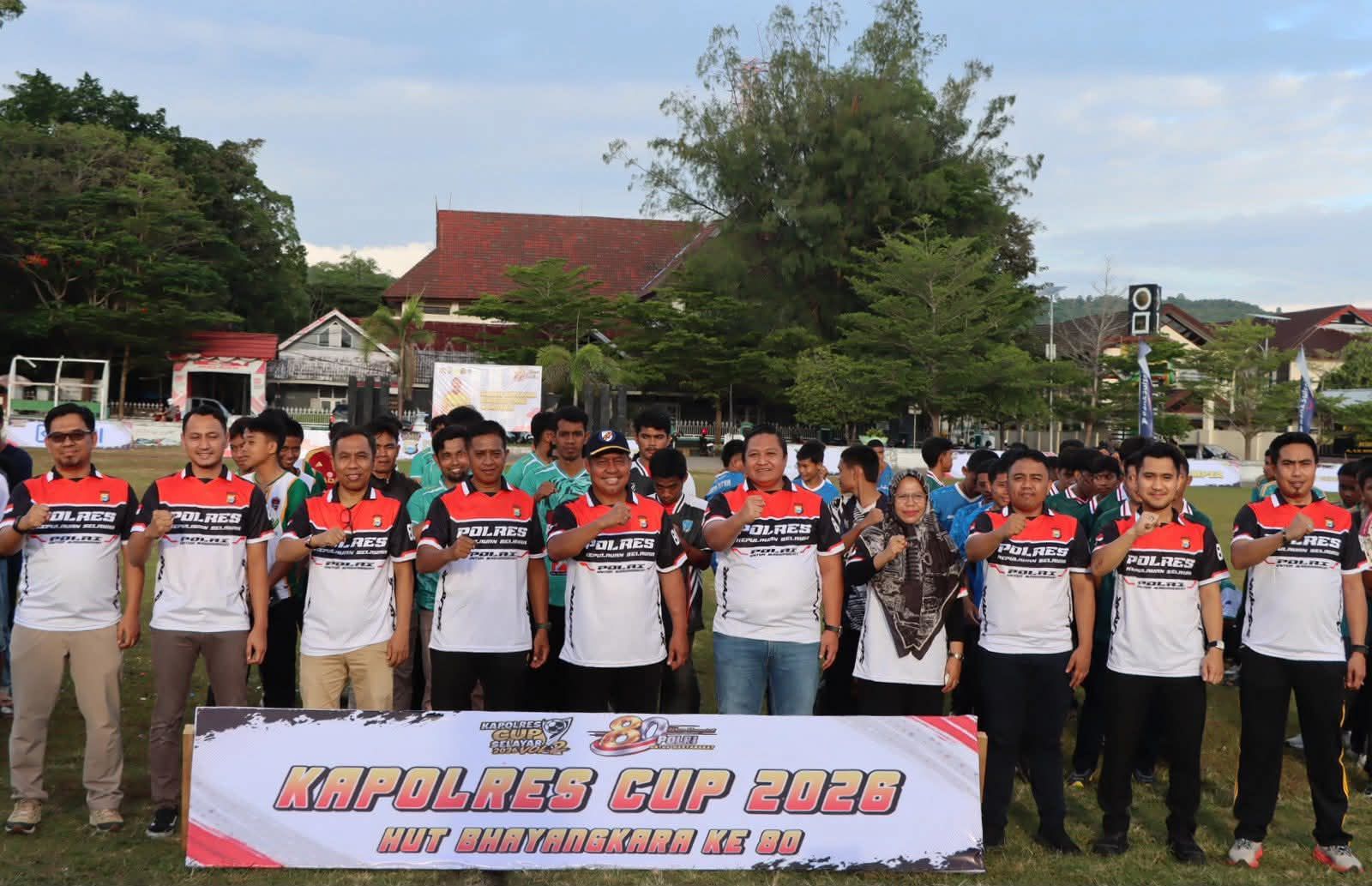 Pembukaan Turnamen Sepak Bola Kapolres Cup II Tahun 2026