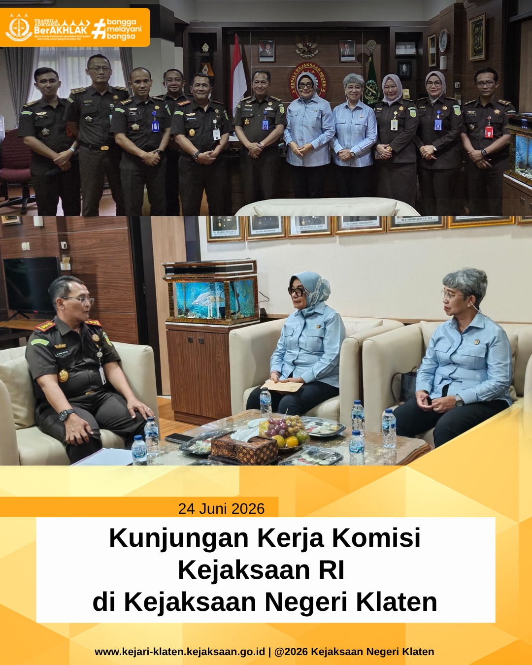 Kunjungan Kerja Komisi Kejaksaan RI Di Wilayah Kejaksaan Tinggi Jawa Tengah