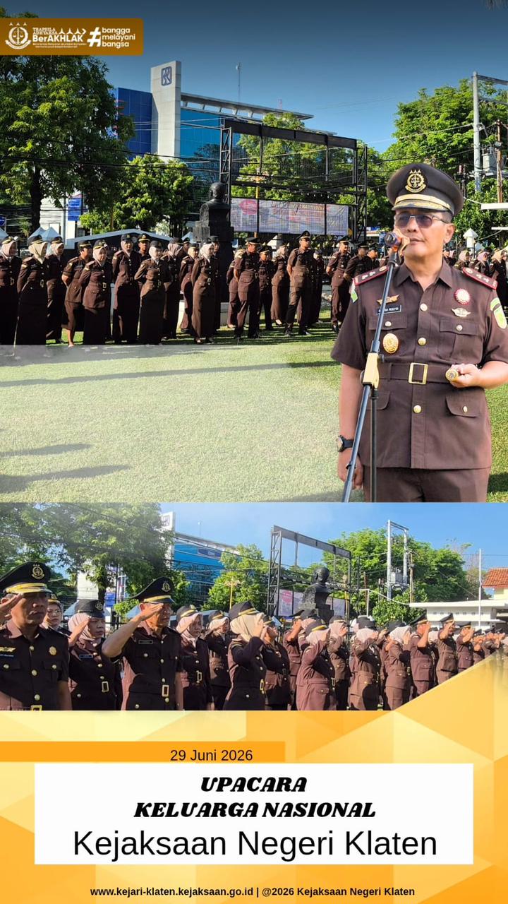 Upacara Hari Keluarga Nasional Ke-33 Tahun 2026