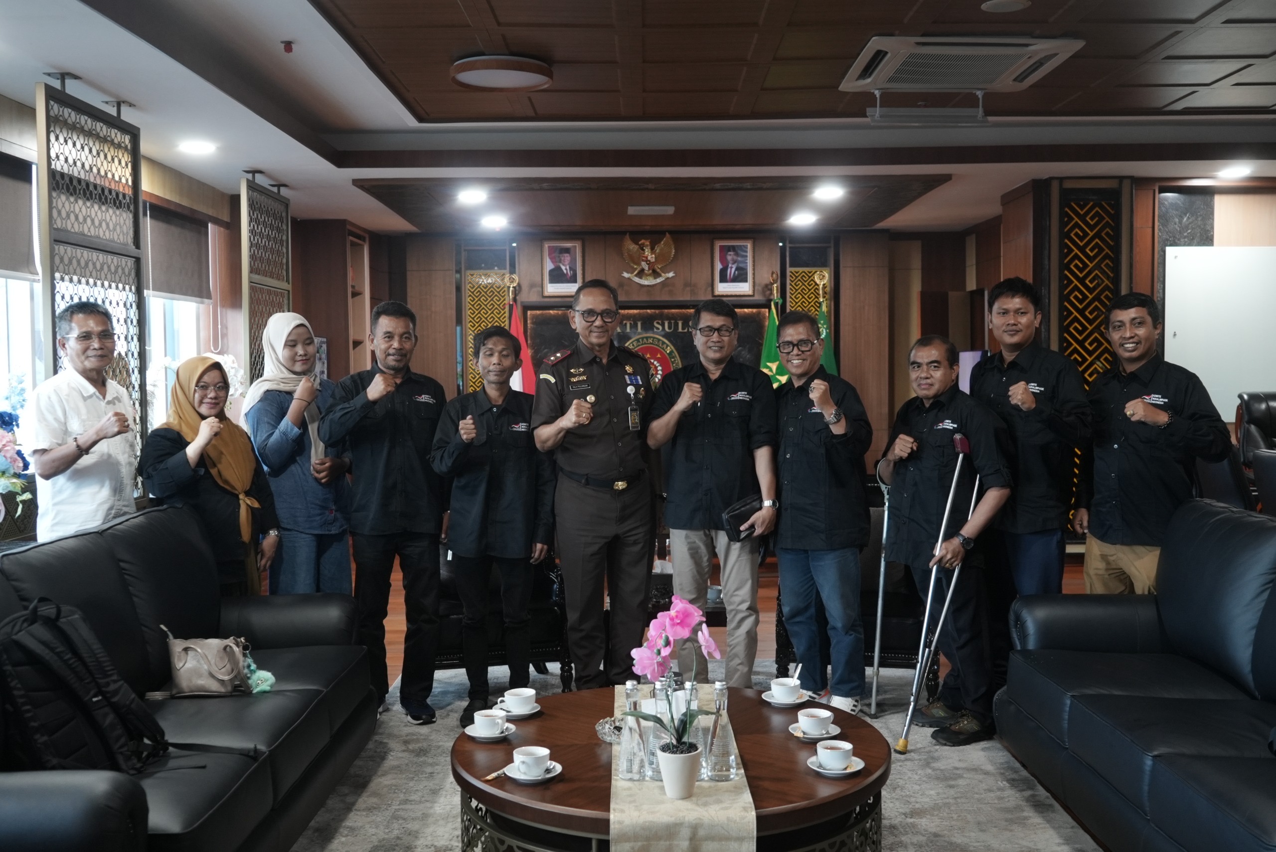 Kajati Sulsel Terima Audiensi NPC Sulsel Perkuat Kolaborasi Wujudkan Kesetaraan Olahraga Disabilitas