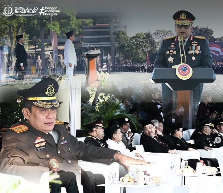 Kajati Jabar Hadiri Upacara dan Syukuran Hari Bhayangkara ke-80 Teguhkan Komitmen Sinergi Institusi