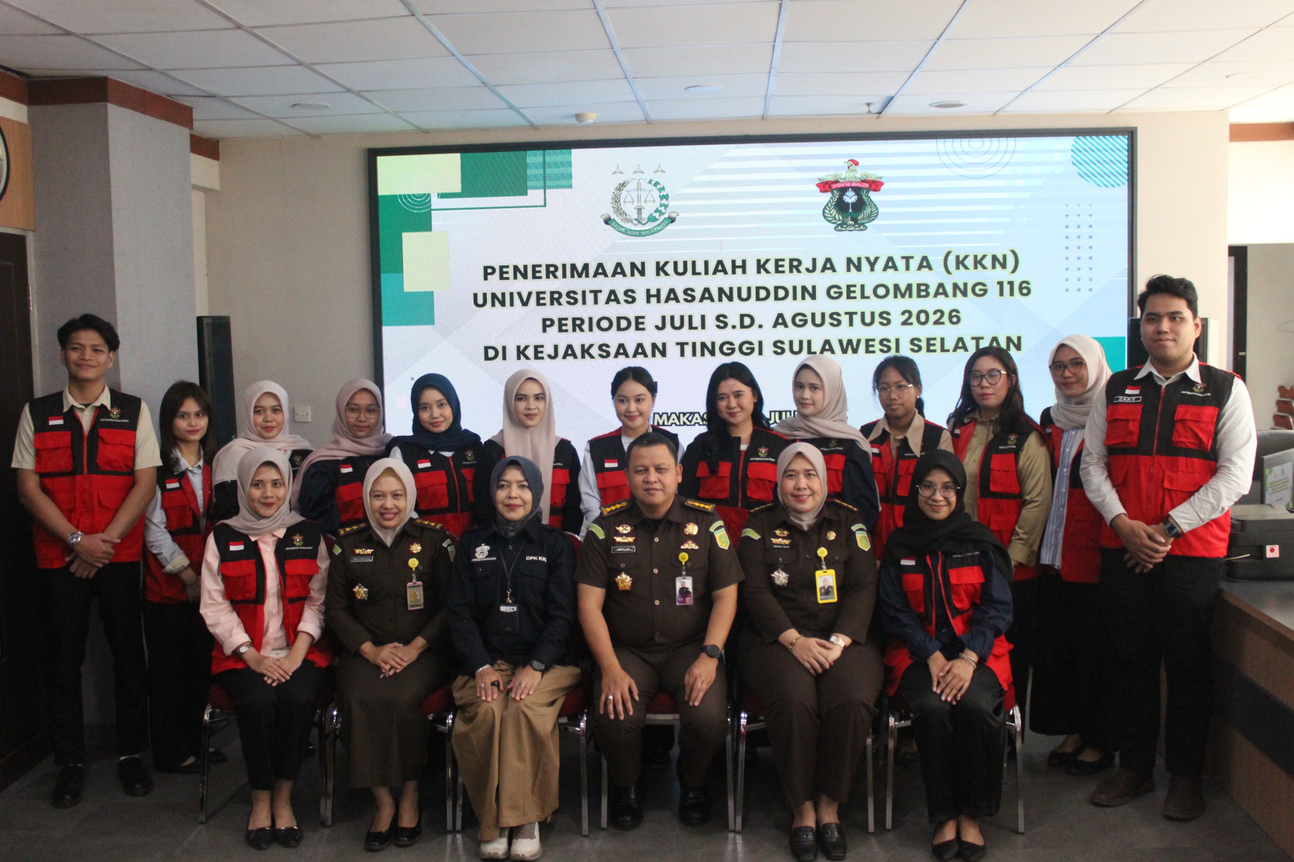 Terima Gelombang Baru KKN Unhas Kejati Sulsel Siap Bersinergi Berdayakan Mahasiswa