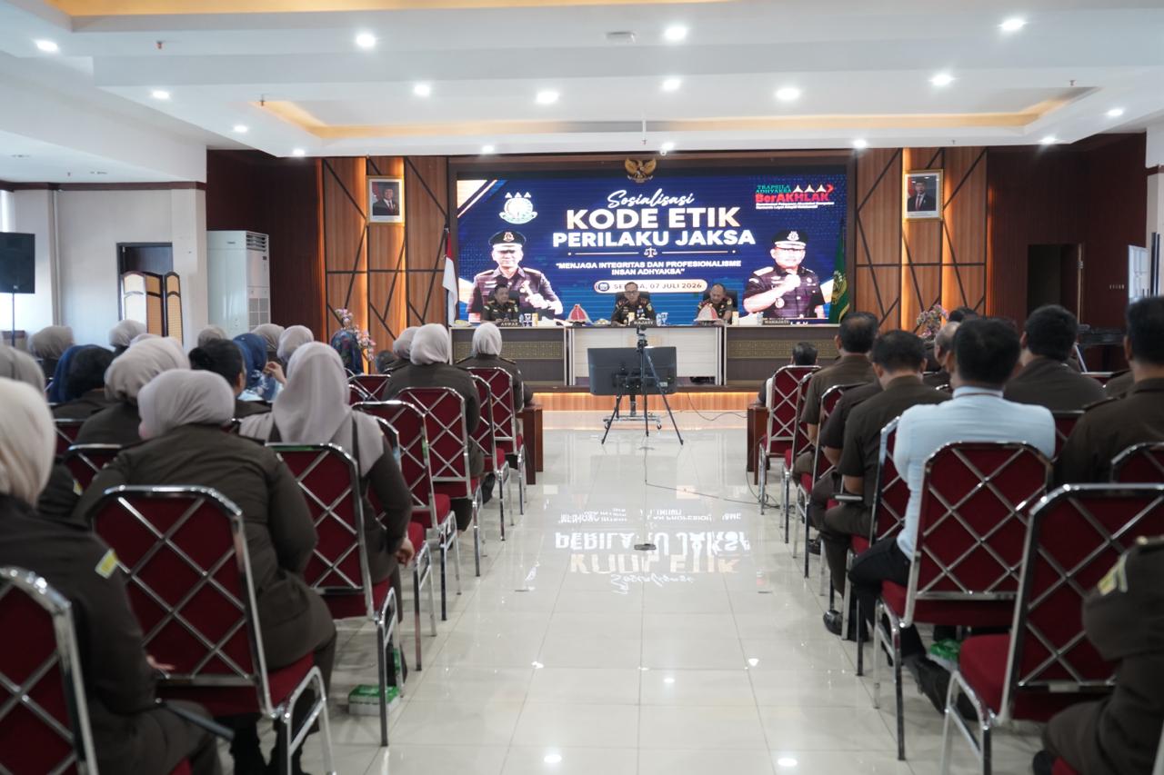 Jaga Integritas Penegak Hukum Kejati Sulsel Sosialisasikan Kode Etik Perilaku Jaksa