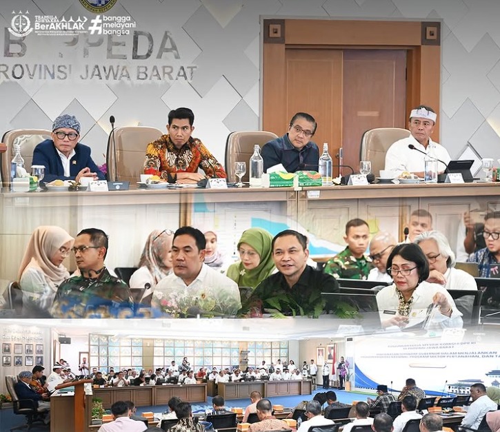 Wakajati Jabar Menghadiri Rapat Koordinasi Program Prioritas Nasional Serta Program di Sektor Pertanahan dan Tata Ruang Bersama DPR RI Komisi II