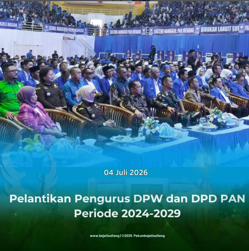 PELANTIKAN PENGURUS DPW DAN DPD PAN PERIODE 2024-2029
