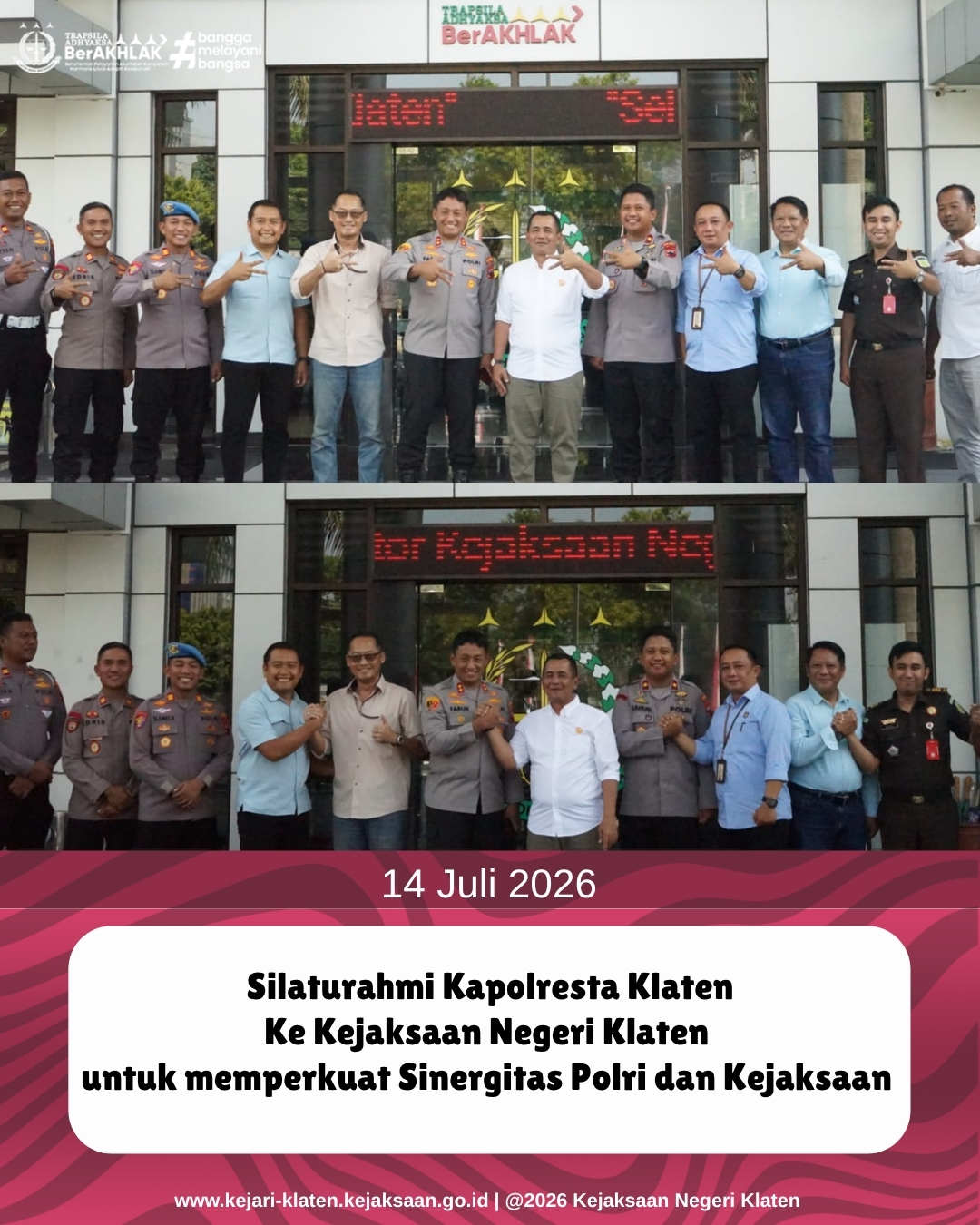 Kunjungan Silaturahmi Kapolresta