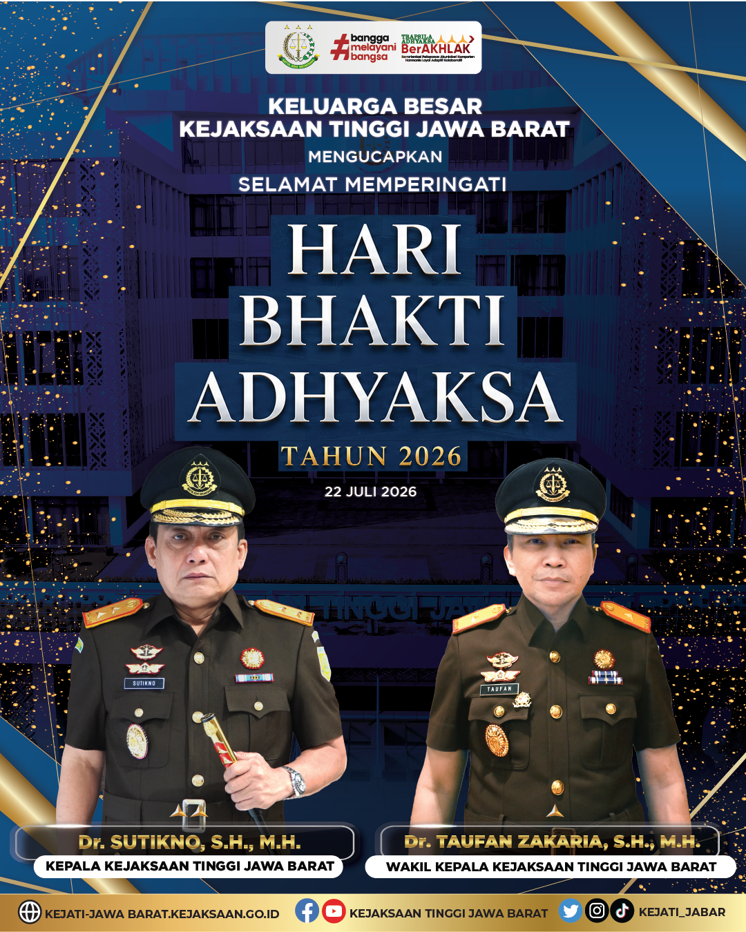 Selamat Memperingati Hari Bhakti Adhyaksa Tahun 2026 22 Juli 2026