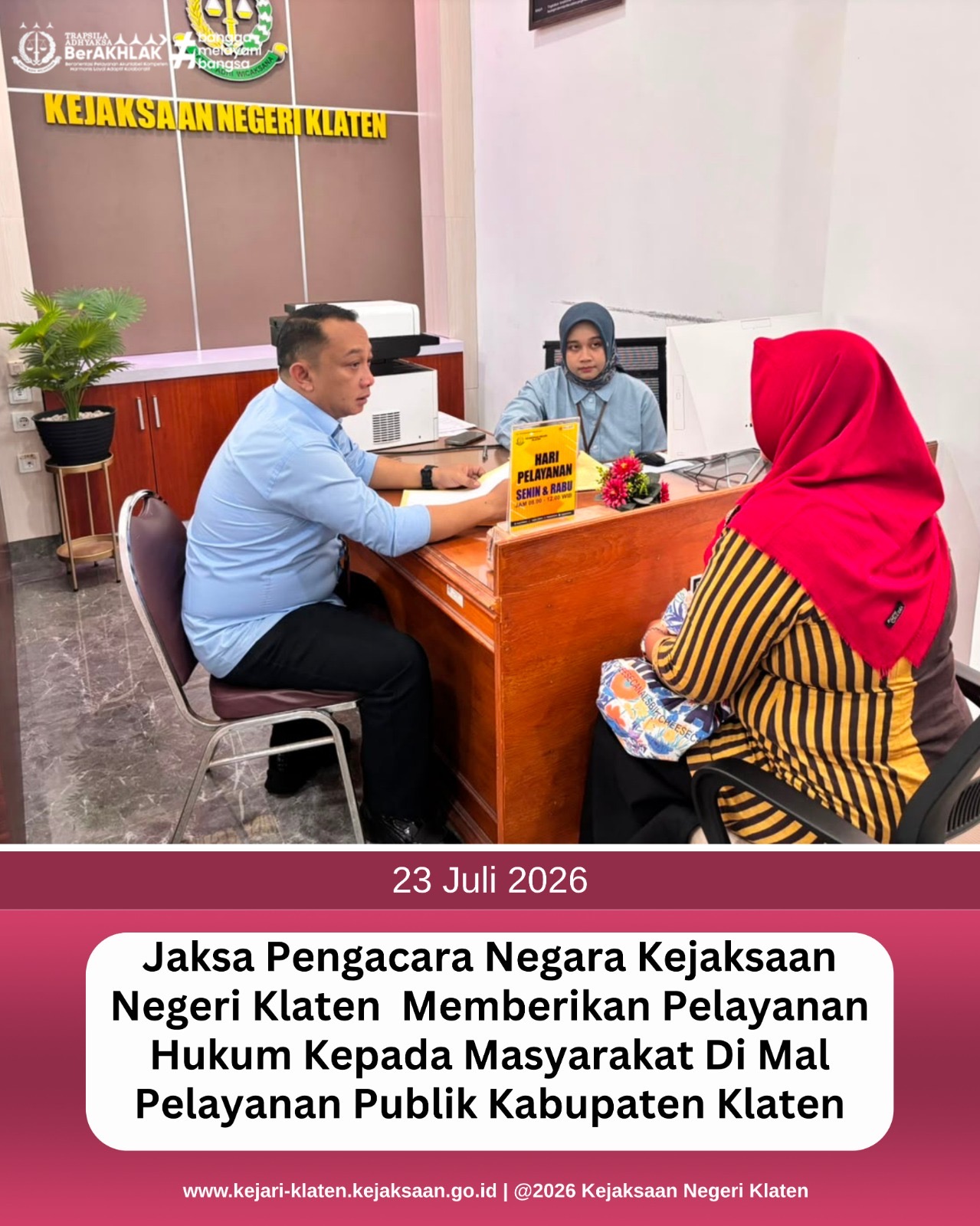 Pelayanan Hukum Gratis