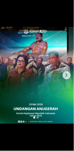 UNDANGAN ANUGERAH Komisi Kejaksaan Republik Indoensia Tahun 2026
